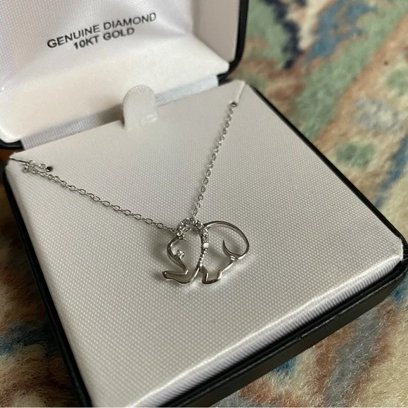 Diamond Elephant Necklace - Picture 5 of 6